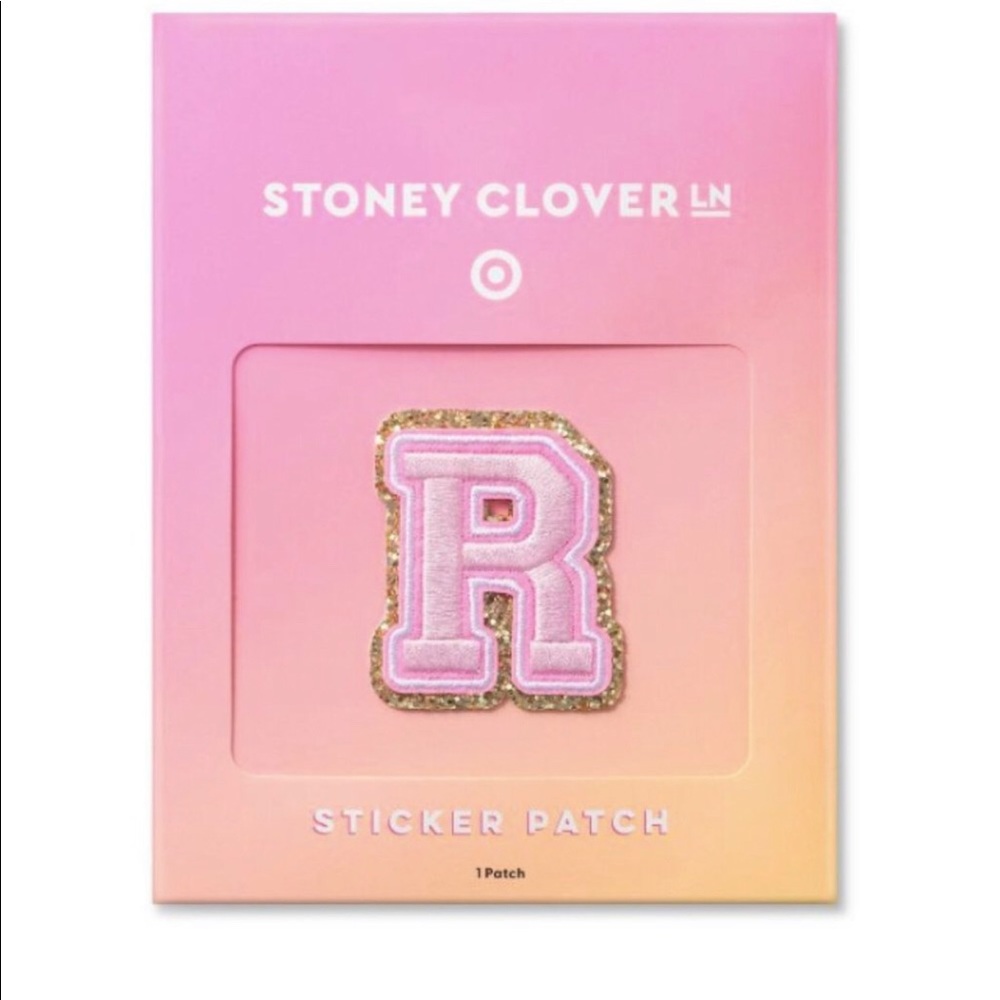 R Letter Patch - Stoney Clover Lane x Target Light Pink